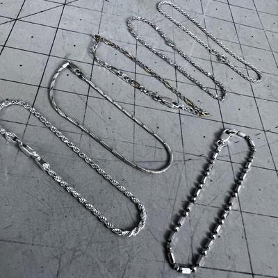 Group of 925 Bracelet Lot (4 or 5 ) Chains 