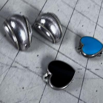 Silver Clip on Earrings 925 (2) 