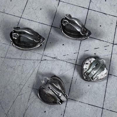 Silver Clip on Earrings 925 (2) 
