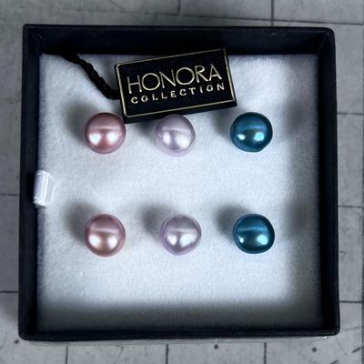 Honora Collection of 3 Pair of Earrings NICE never Worn