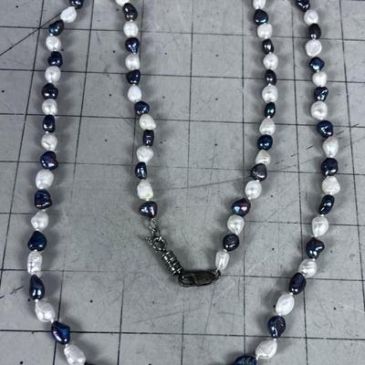 Fresh Water Pearl Strand with 925 Clasp