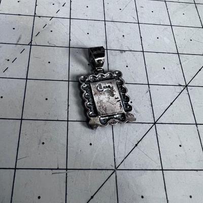 925 Silver Pendant with Mother of Pearl In-Lay