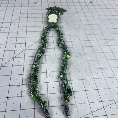 GREEN Wendover Wearable LUCKY Necklace