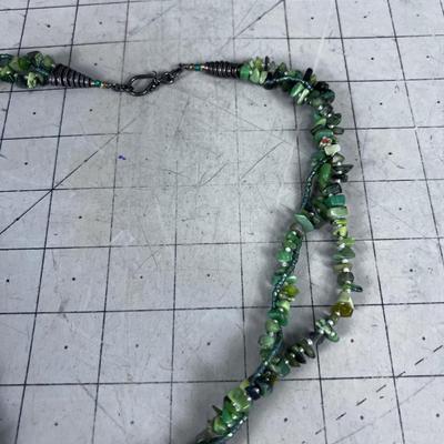 GREEN Wendover Wearable LUCKY Necklace
