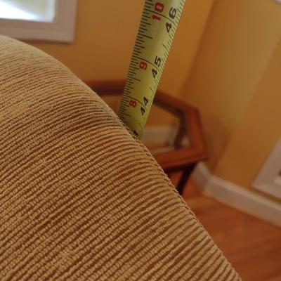 Pair of Upholstered Chairs with Matching Ottoman