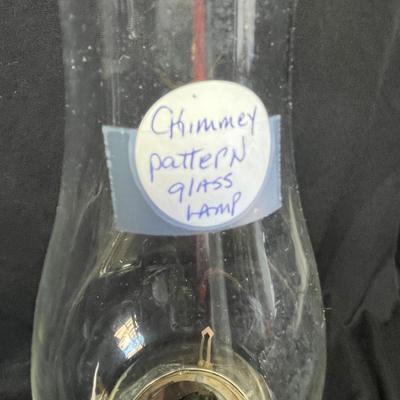 1800s Greek Key oil lamp