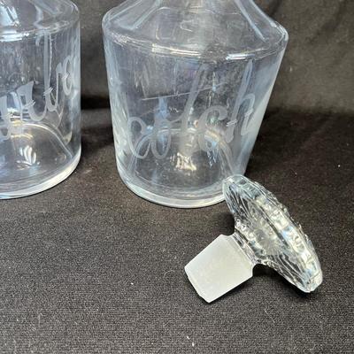 Matched decanters