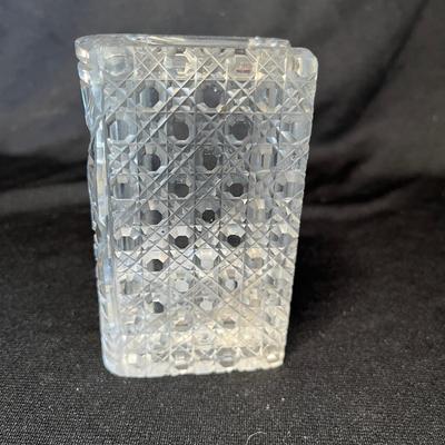 Cut glass book paper weight