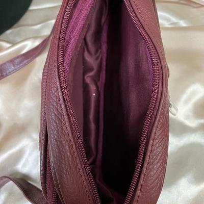 Burgundy Cross Body Bag