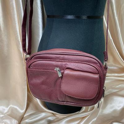 Burgundy Cross Body Bag