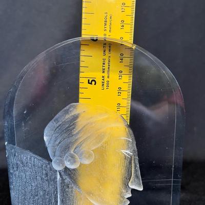 MCM Lucite sculpture