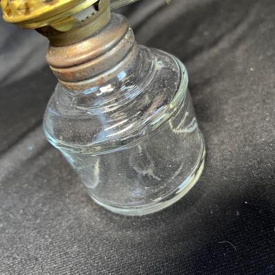 Small antique oil lamp