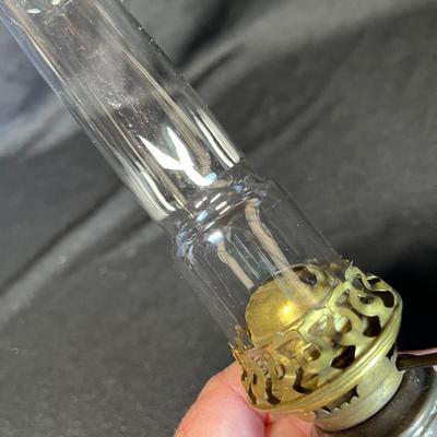 Small antique oil lamp
