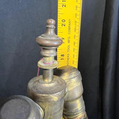 Antique Crystal humidor lamps