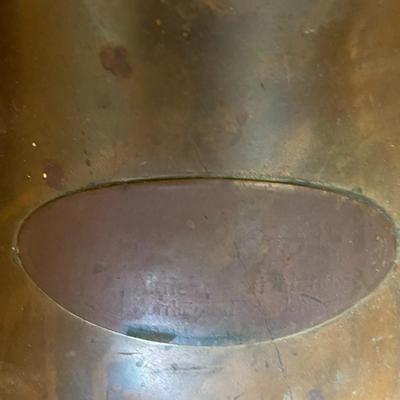 Antique Copper Milk Can and Ladle, Possibly from Sweden