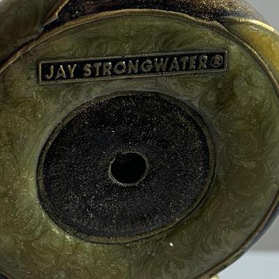 Jay Strongwater Jeweled Elephant Clock Working