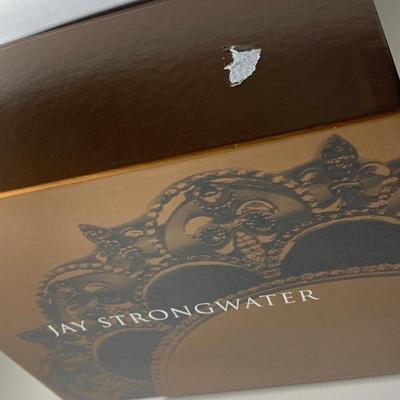 Jay Strongwater Raised Candy Dish w/Glass Insert - Original Box