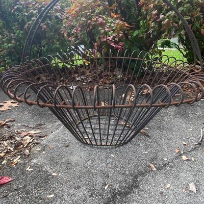 Wrought Iron Planter Basket