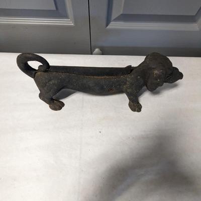 Cast Iron Dachshund Boot Cleaner