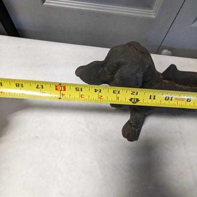 Cast Iron Dachshund Boot Cleaner