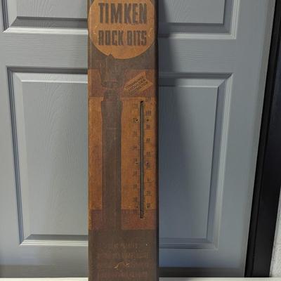 Timken Rock Bits Metal Sign