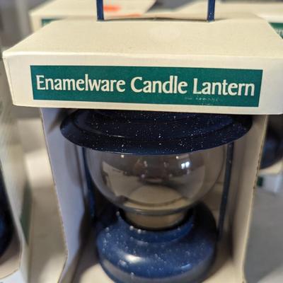 Enamelware Candle Lanterns