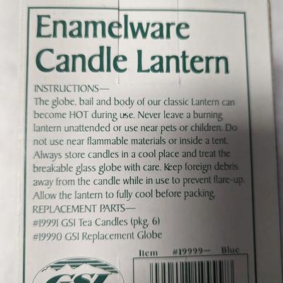 Enamelware Candle Lanterns