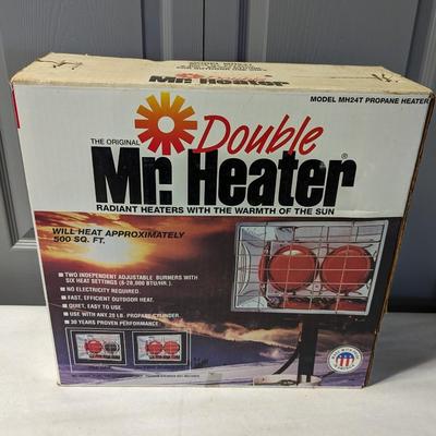 Double Mr. Heater MH24T Propane