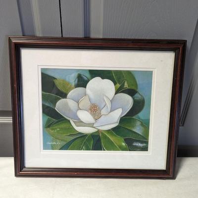 Southern Magnolia Charleston SC Artist Nina Uccello Signed Pastel Pencils