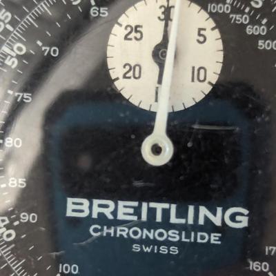 Breitling Swiss Chronoslide Watch Appears to be in Working Condition