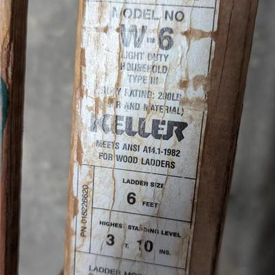 Wooden Keller 6' Ladder