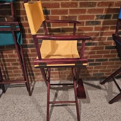 Four Canvas and Wood Directors Chairs (BPR-DW)