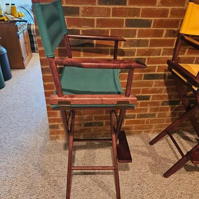 Four Canvas and Wood Directors Chairs (BPR-DW)