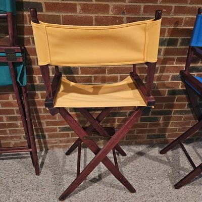 Four Canvas and Wood Directors Chairs (BPR-DW)