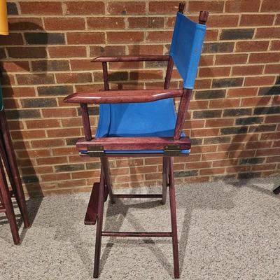 Four Canvas and Wood Directors Chairs (BPR-DW)