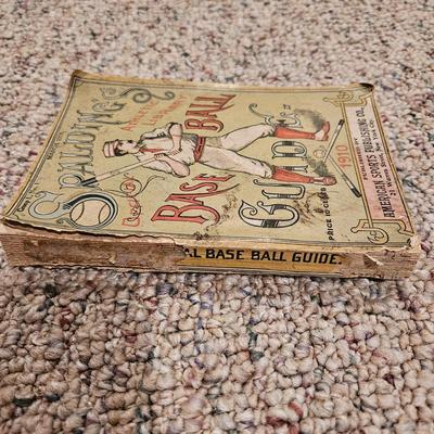 1910 Spalding's Official Baseball Guide (BPR-DW)