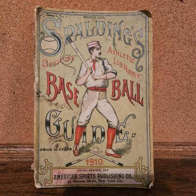 1910 Spalding's Official Baseball Guide (BPR-DW)