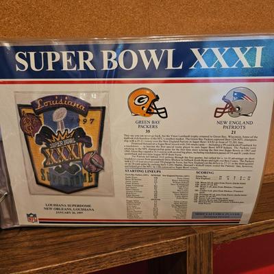 Official NFL Super Bowl Patch Collection (BPR-DW)