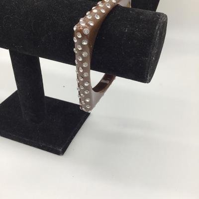 Brown square fashion bracelet