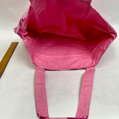 Pink Canvas Camouflage Tote