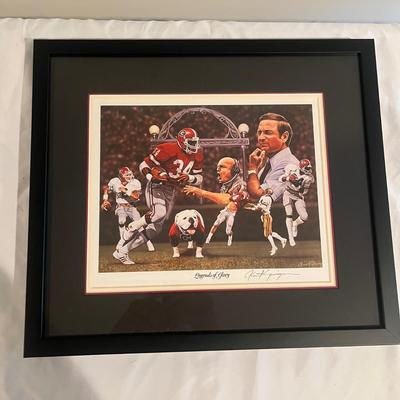 Framed Georgia Legends of Glory Print & More (BPR-MG)