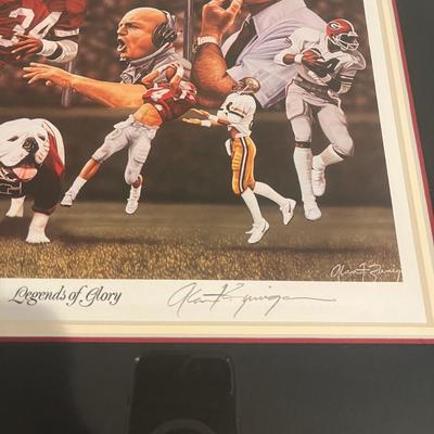 Framed Georgia Legends of Glory Print & More (BPR-MG)