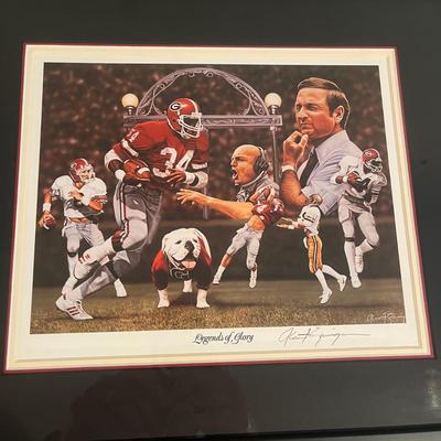 Framed Georgia Legends of Glory Print & More (BPR-MG)