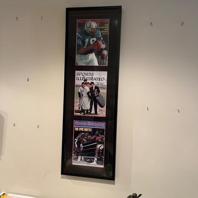 Ali, Berra & Unitas Framed Sports Illustrated Covers (BPR-MG)
