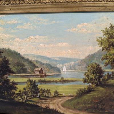 Framed Landscape Painting