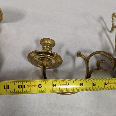 Pair Of Wall Sconce Candle Holders