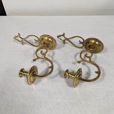 Pair Of Wall Sconce Candle Holders