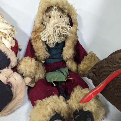 Hand Crafted Santa Figures Made In North Carolina