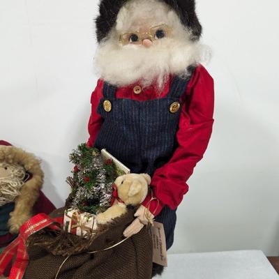 Hand Crafted Santa Figures Made In North Carolina