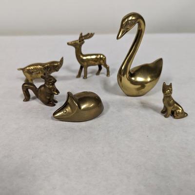 Miniature Brass Animals